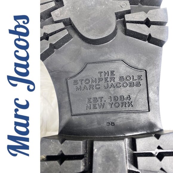 NWOB MARC JACOBS MARY JANE PLATFORM WOOL PLAID, SIZE 38 - Picture 9 of 11